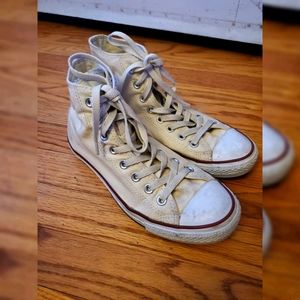 Cream Hi-Top Converse